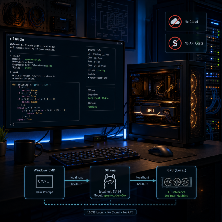 Running Claude Code Fully Local